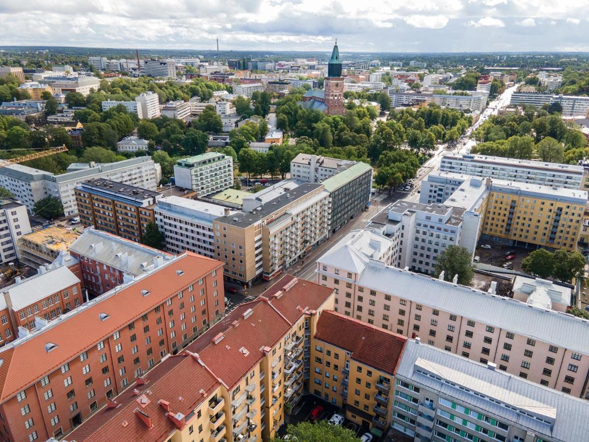 Excellent Downtown Location & City Rooftop Views Turku Exterior foto